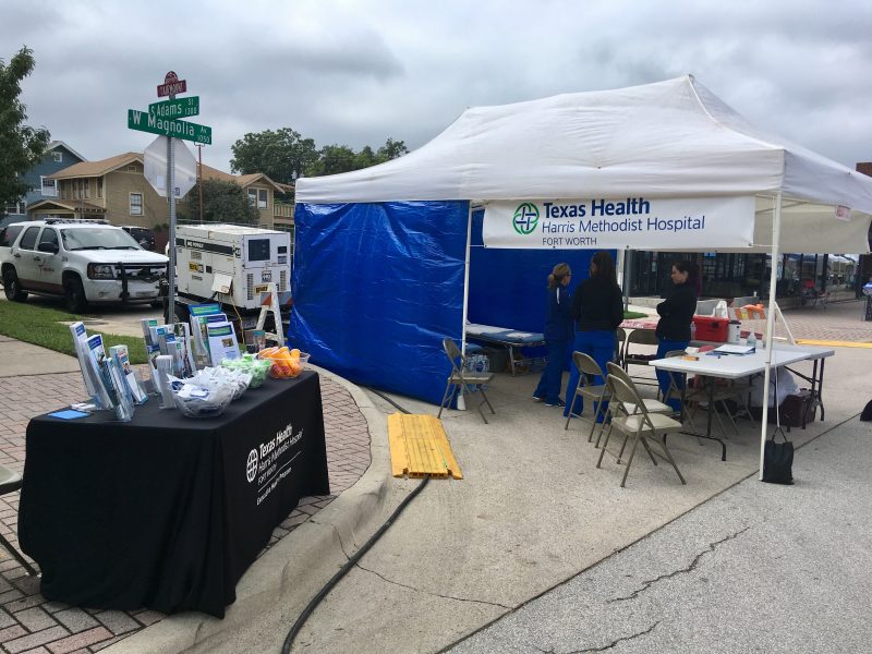 10 22 18 First Aid Tent with small generator