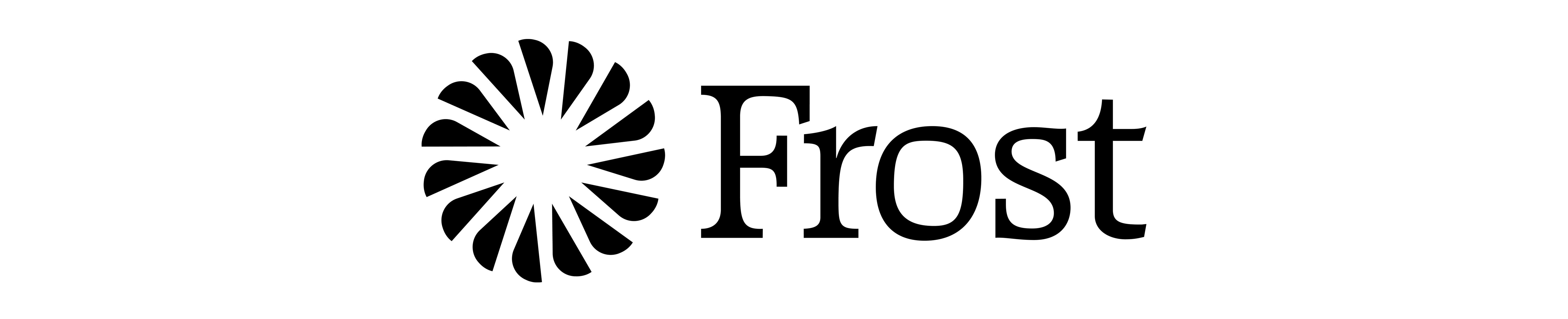 Frost Logo Horz BLK